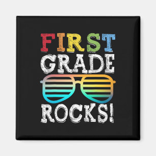 1st Grade Rocks First Grade Squad Back To School T Magnet
