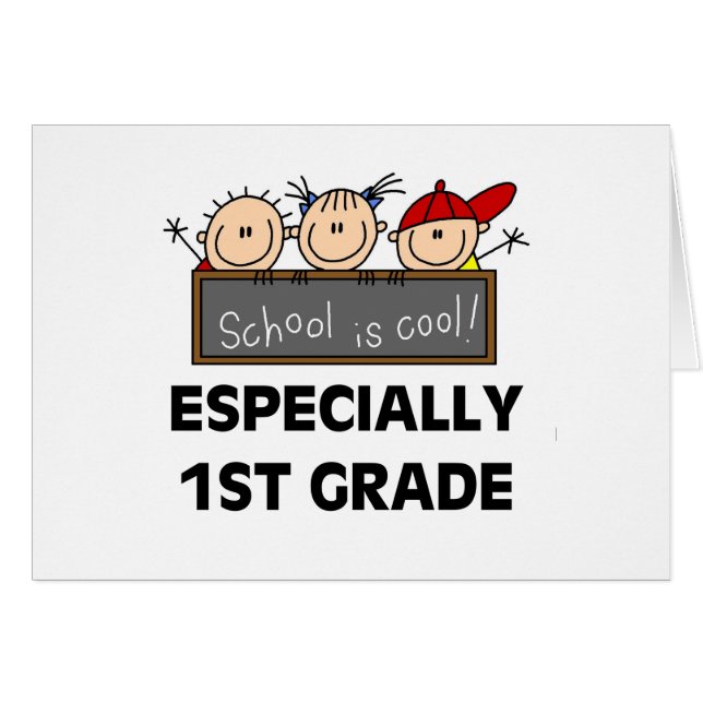 1st Grade School is Cool (Front Horizontal)
