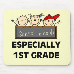 1st Grade School is Cool Tshirts and Gifts Mouse Pad