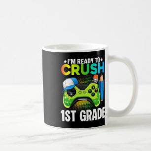 1st Grade Shirts For Boys Video Game Gaming Back T Coffee Mug