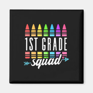 1st Grade Squad Ck To School First Grade Teacher B Magnet