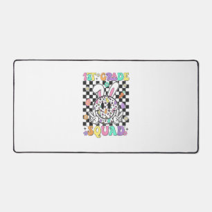 1st Grade Squad Rabbit Bunny Easter Day Teacher St Desk Mat