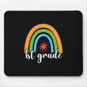 1st Grade Teacher 1st Grade Rainbow Lover Mouse Pad