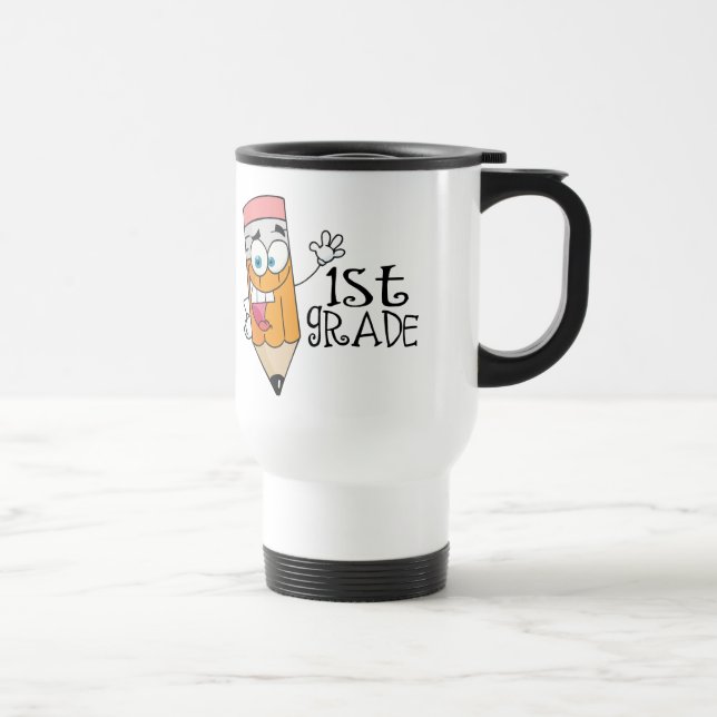 1st Grade Teacher End of Year Gift Travel Mug (Right)
