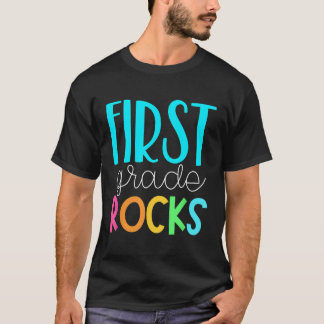 1St Grade Teacher First Grade Rocks T-Shirt