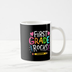 1st Grade Teacher Gift 1st Grade Rock  Coffee Mug