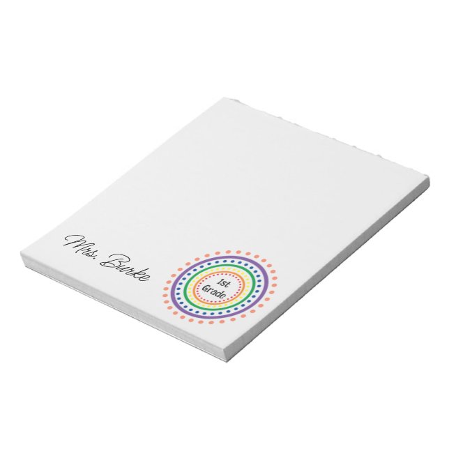1st grade teacher notepad (Rotated)