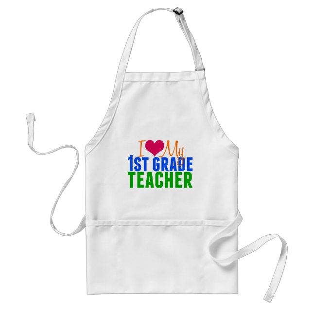 1st Grade Teacher Standard Apron (Front)