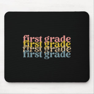 1st Grade Teacher Team Matching Group First Day Of Mouse Pad