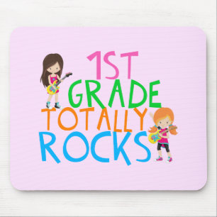 1st Grade Totally Rocks Mouse Pad