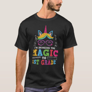 1st Grade Unicorn Back to School First Day Kids T-Shirt