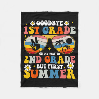 1st Grade Welcome To 2nd But Summer First  Fleece Blanket