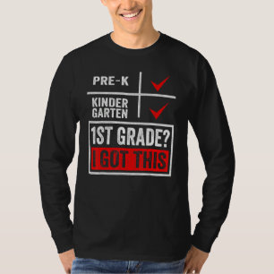 1st Grader Back To School First Grade Student Kids T-Shirt