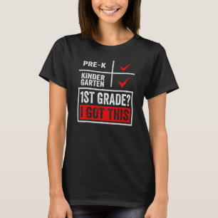 1st Grader Back To School First Grade Student Kids T-Shirt