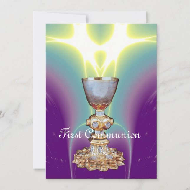 1st Holy Communion/ Christening Invitation (Front)