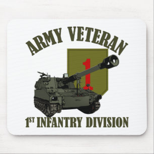 1st ID Veteran - M109 Howitzer Mouse Pad