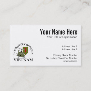 1st ID Vietnam Business Card