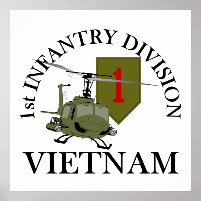 1st ID Vietnam Poster (Front)