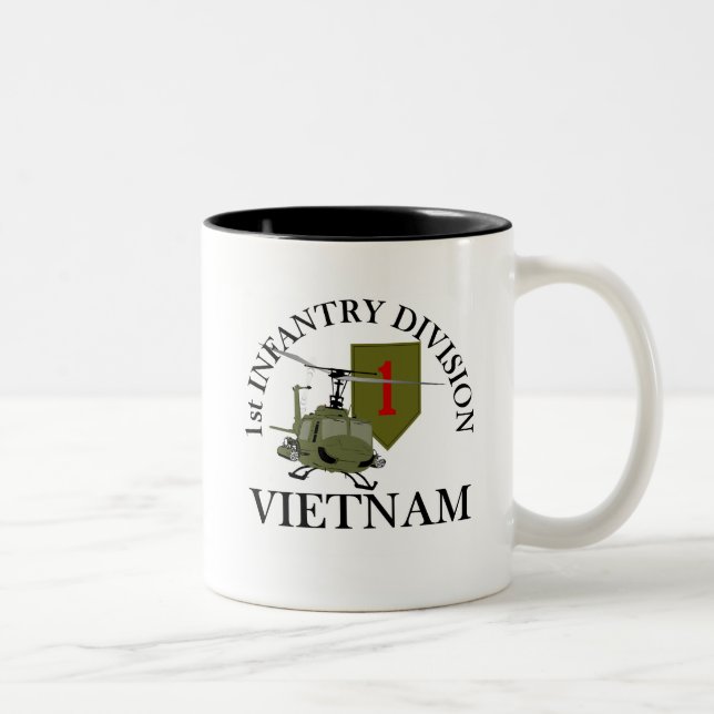 1st ID Vietnam Two-Tone Coffee Mug (Right)
