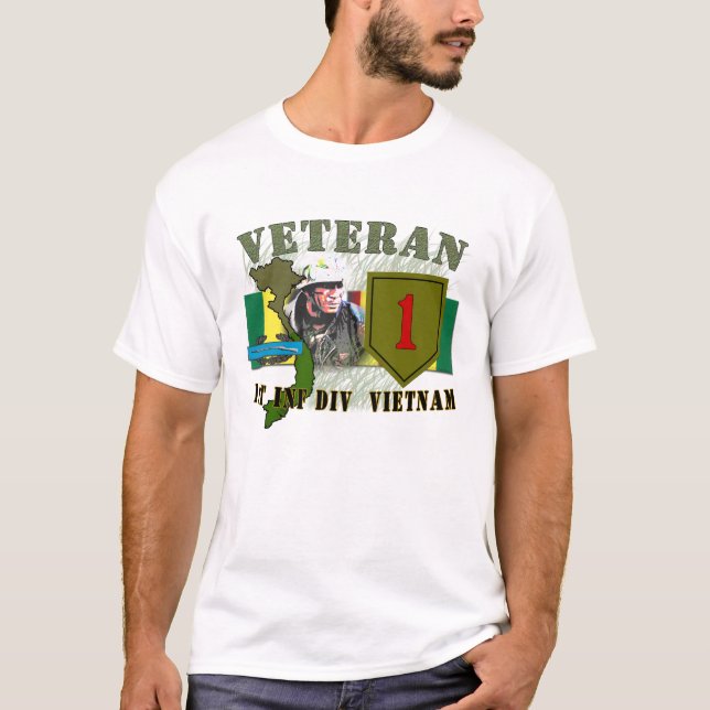 1st Inf Div-Vietnam T-Shirt (Front)