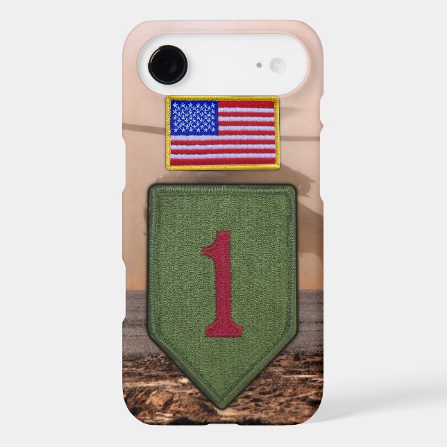 1st infantry big red 1 veterans vets Case-Mate iPhone case (Back)