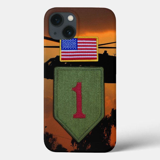 1st infantry big red 1 veterans vets Case-Mate iPhone case (Back)