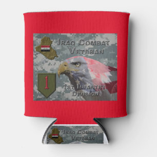 1st Infantry Div Iraq Combat Veteran Can Cooler