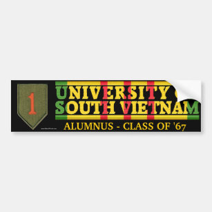 1st Infantry Div. - U of South Vietnam Sticker