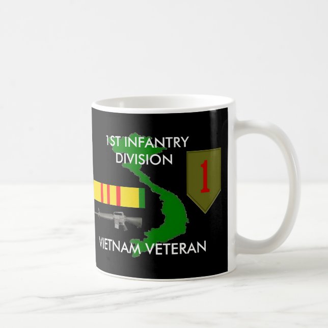 1st Infantry Div Vietnam Coffee Mug (Right)