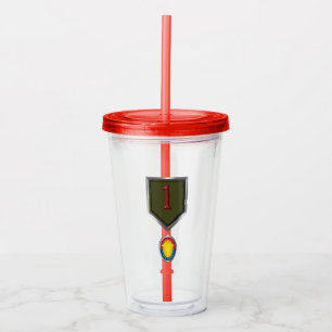 1st Infantry Division  Acrylic Tumbler