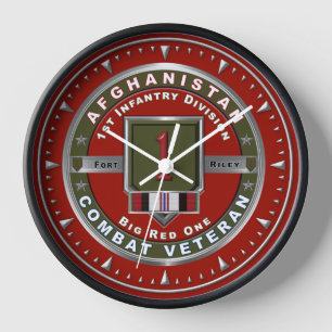 1st Infantry Division Afghanistan Veteran  Clock