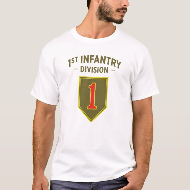 1st Infantry Division Badge T-Shirt (Front)