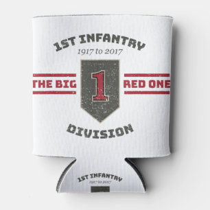 1st Infantry Division Big Red One 1917 To 2017 Tsh Can Cooler