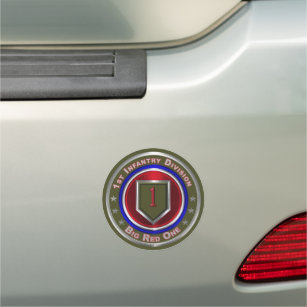 1st Infantry Division “Big Red One” Car Magnet