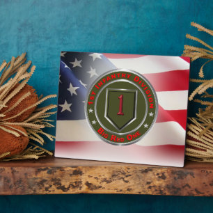 1st Infantry Division “Big Red One” Plaque