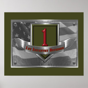 1st Infantry Division “Big Red One”   Poster