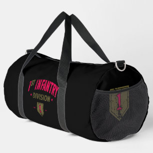 1st Infantry Division "BRO" Distressed Duffle Bag