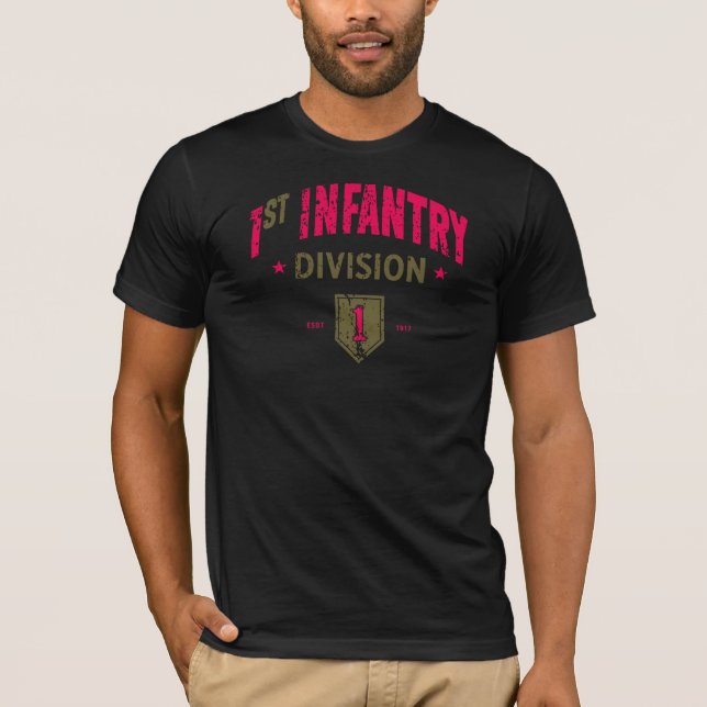 1st Infantry Division "BRO" Distressed T-Shirt (Front)