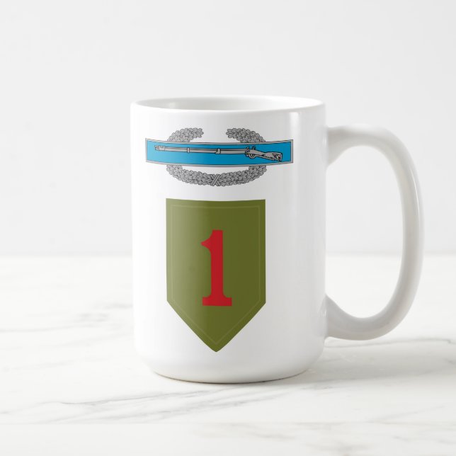 1st Infantry Division CIB Mug (Right)