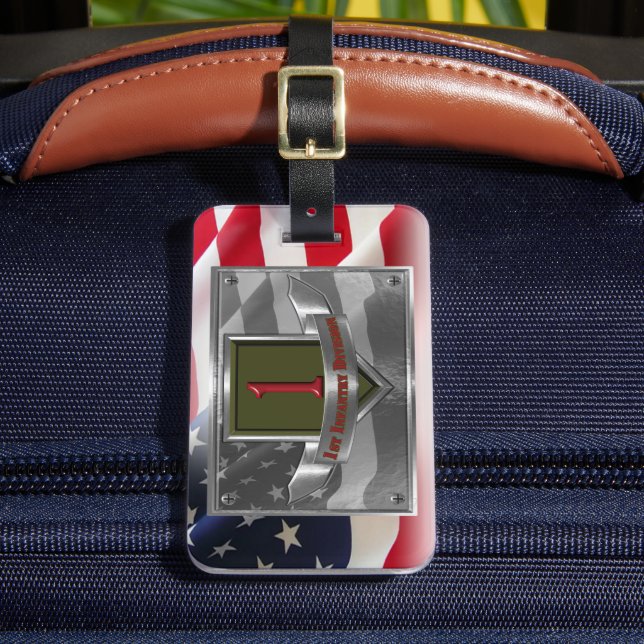 1st Infantry Division    Luggage Tag (Front Insitu 2)