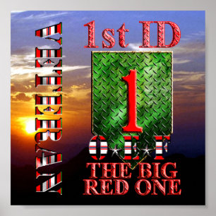 1st Infantry Division OEF VETERAN Poster