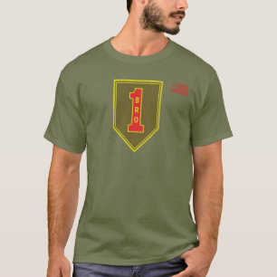 1st Infantry Division Patch Big Red One T-Shirt