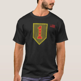 1st Infantry Division Patch Big Red One T-Shirt