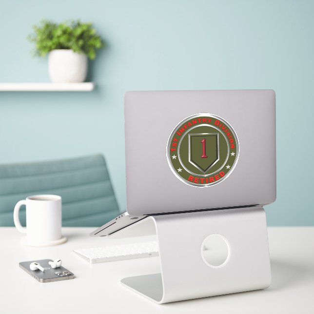 1st Infantry Division Retired  (Laptop On Desk)