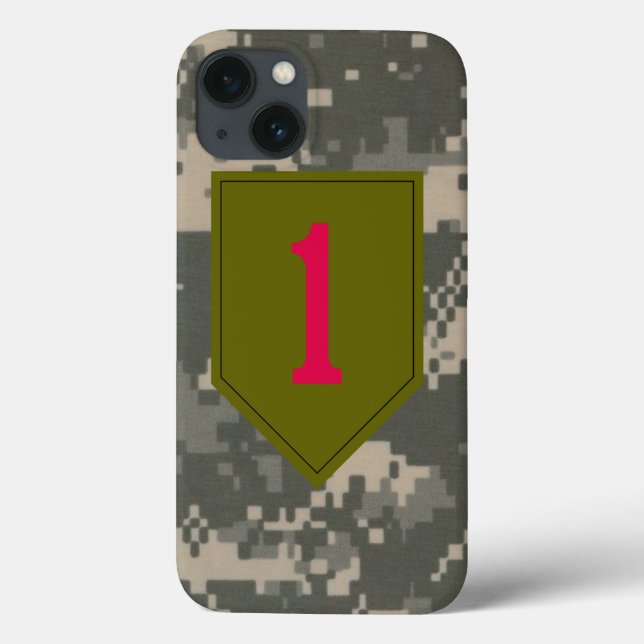 1st Infantry Division "The Big Red One" Digital Case-Mate iPhone Case (Back)