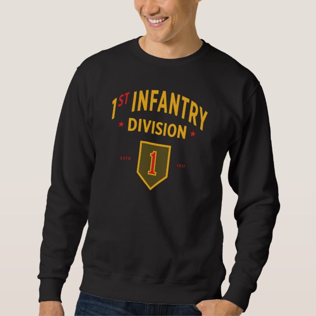 1st Infantry Division - United States Military Sweatshirt (Front)