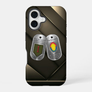 1st Infantry Division Veteran iPhone 16 Case