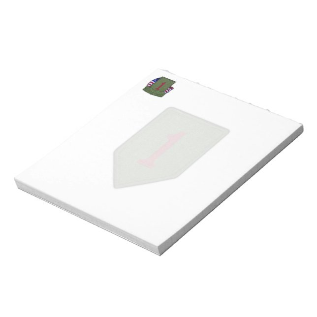1st infantry division veterans patch Notepad (Rotated)