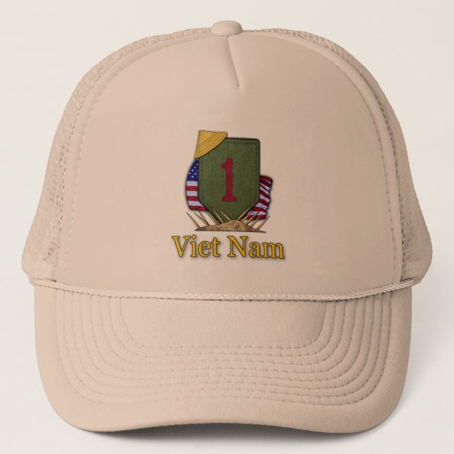 1st infantry division veterans vietnam vet Hat (Front)