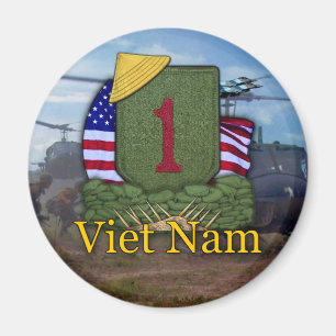 1st infantry division vietnam veterans vets Magnet